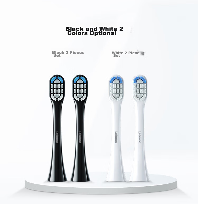 Hongmengzhixuan Libode Intelligent Sonic Toothbrush Ice Mountain Model Brush Head, Standard Type, 2-Pack, White 10