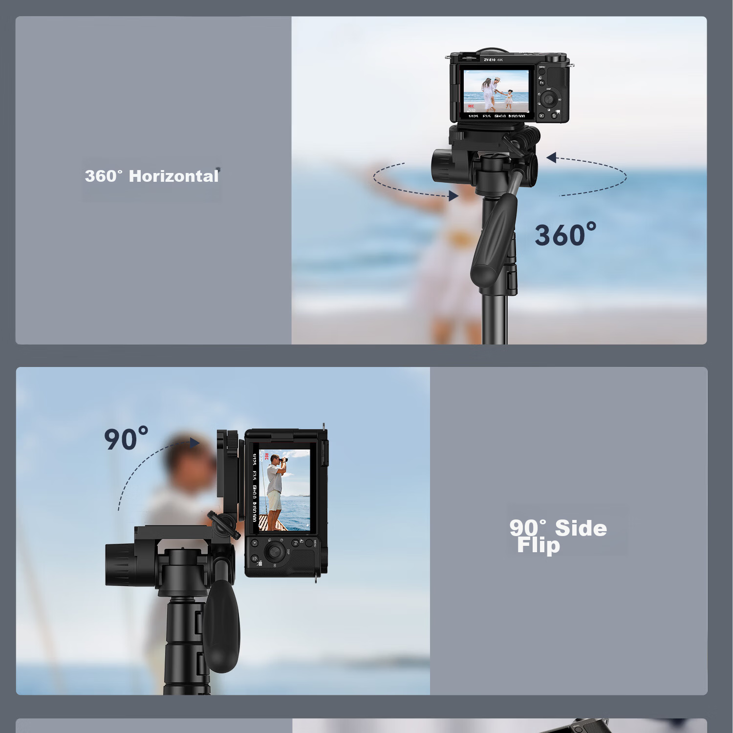 SmallRig 4309 Portable Selfie Stick Tripod Bluetooth Remote Control Desktop Live Streaming Vlog Extendable Stand Fill Light Phone Holder 9
