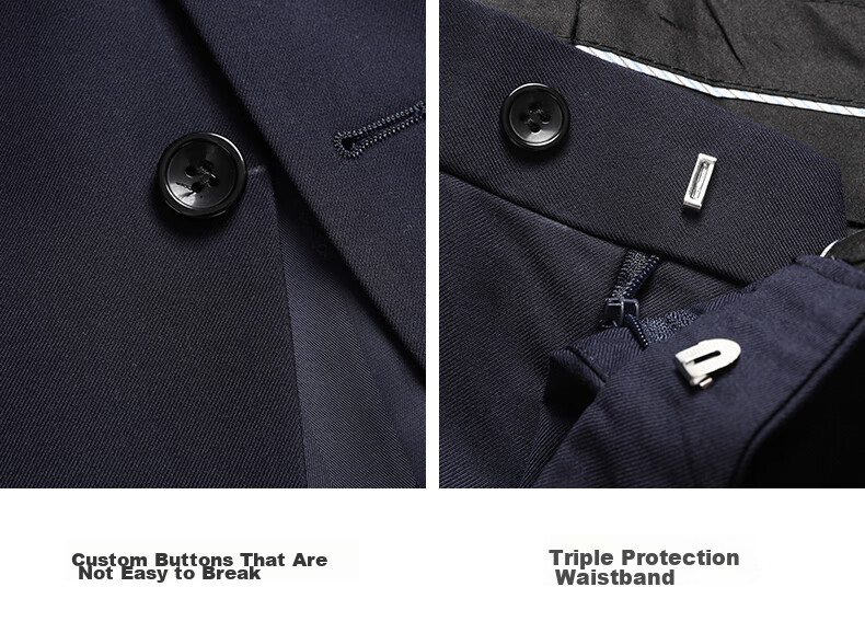 FIRS Men's Suit Set, Slim Fit Professional Formal Wear, Business Attire for Groomsmen And Grooms, Wedding Attire for Me 19