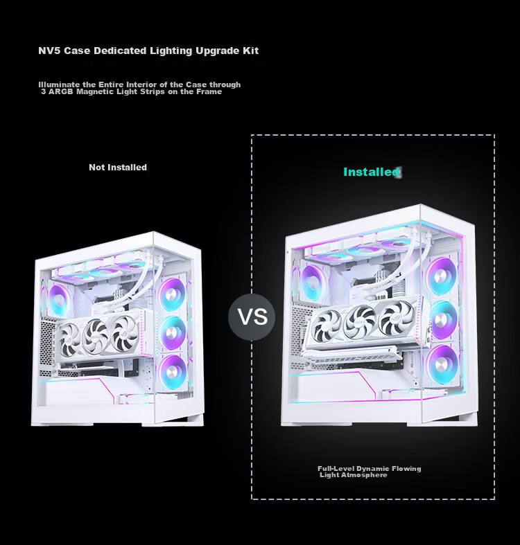 PHANTEKS NEXLINQ HUB Lighting/fan Software Control Hub, Magnetic Design/ARGB Lighting + PWM Speed Control/CPU/GPU Temperature Monitoring 3