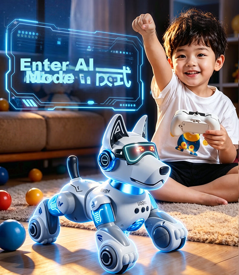 Science Monster Voice Control Robot Dog Remote Control Car Children's Toy Boys Transforming Robot 3-6-10 Years Birthday Gift 14