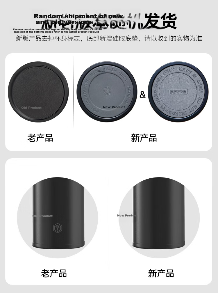 JD Jingzao Insulated Water Bottle Men Women Children Coffee 316L Stainless Steel Seamless Liner White 500ml 15