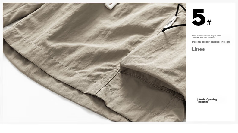 Jeanswest Men's American Casual Summer Lightweight Loose Cargo Shorts Quick-Dry Sports Ice Silk Knee-Length Pants 19