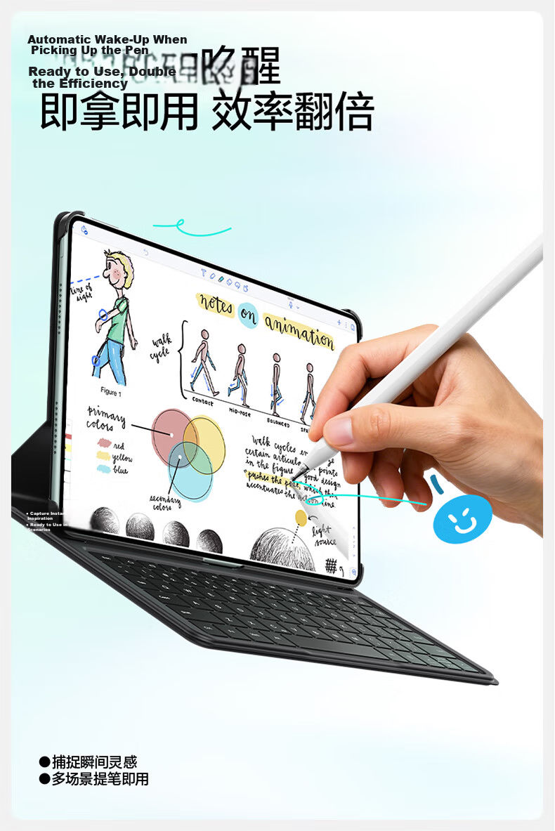Shanmo Compatible Huawei M-Pencil 3rd Gen Stylus Pen [Magnetic Bluetooth | Instant Use] Honor Capacitive Pen for Pad 11.5s/Pro 12.2/Air 12 [Top Edition] 8