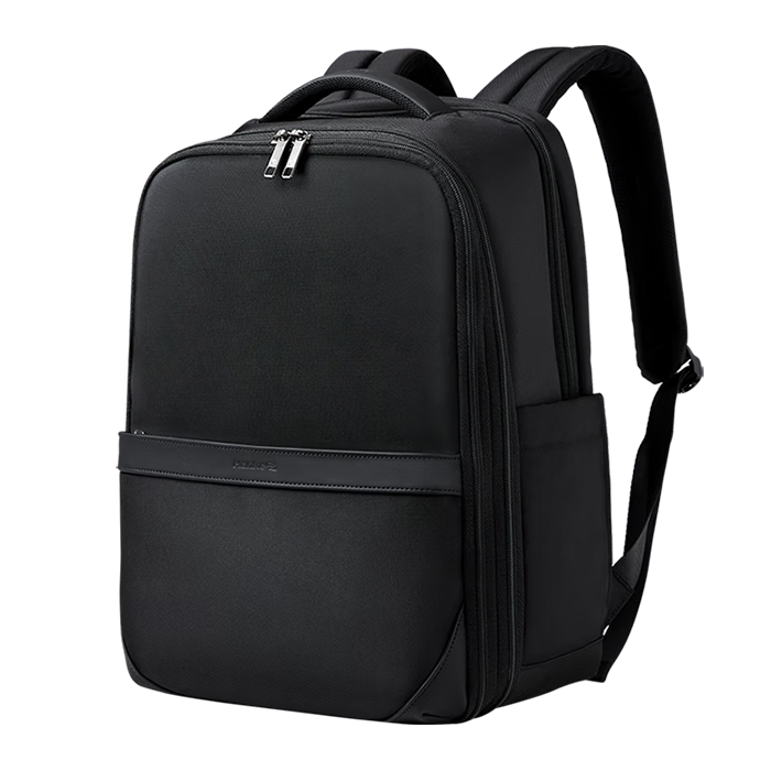 Hanke 30L Expandable Laptop Backpack 17-inch Classic Black Unisex Travel Commuter Business Large Capacity School Bag