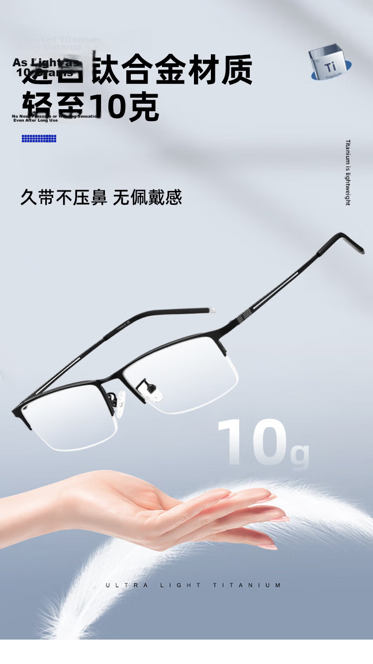 CAPONI Japanese Imported Titanium Reading Glasses for Men with Smart Zoom Function, Bifocal Reading Glasses, Genuine Product for Driving And Walking 5