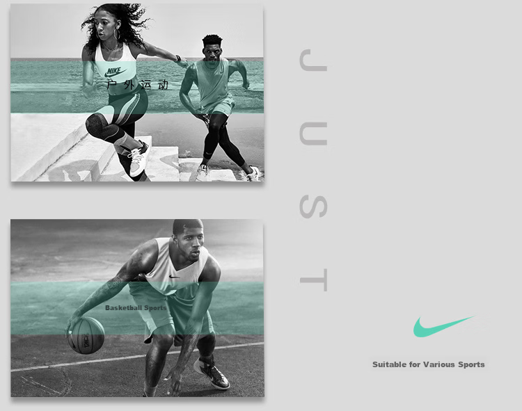 NIKE Wristband And Headband Set, Sports Sweat-Absorbing, Running, Hiking, Fitness Protective Gear, Black Set 4