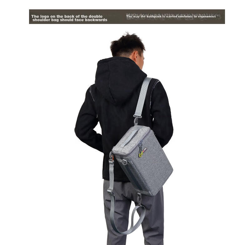 Statin BD04F (Large) DSLR Camera Bag, Camera Inner Case, 20-Inch Carry-On Luggage Inner Case, Pressure-Resistant Double Compartment Structure, Thick And Durable, Fits Two Cameras And Multiple Lenses 31
