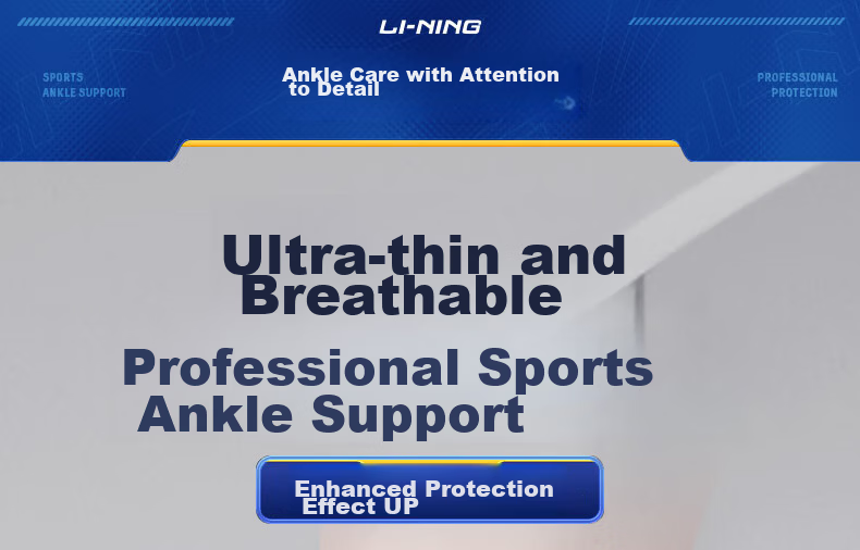 Li-Ning Children's Ankle Brace, Youth Sports Warm Ankle Protector, Foot Ankle Sleeve, Anti-Sprain Protection Gear, Soccer Ankle Strap 1