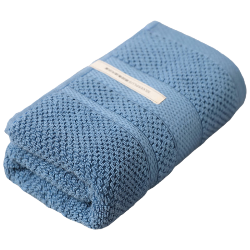 Grace Antibacterial Towel, Pure Cotton Large Towel, Absorbent Long-Staple Cotton Face Towel for Washing And Cleaning, 118g, Blue Sports