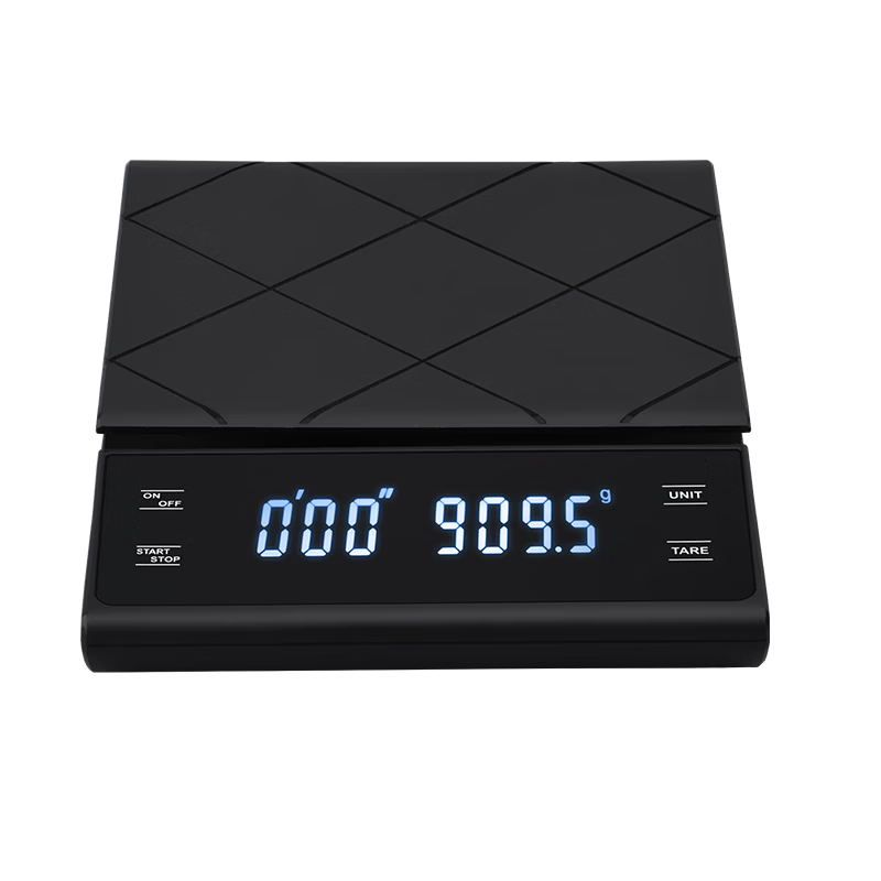 CLITON Mini Precision Kitchen Electronic Scale Hand Drip Coffee Intelligent Timing Scale Baking Scale Coffee Bean Weighing Food Scale