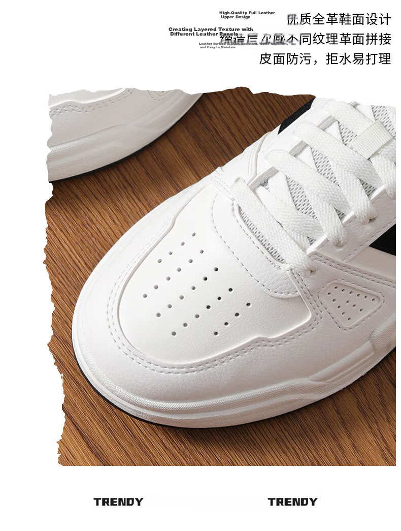 Adidas Casual Sports Sneakers, Versatile Couple Style, Trendy Korean Version, Breathable Men's Shoes, UK Size 7.5, EU Size 41 5