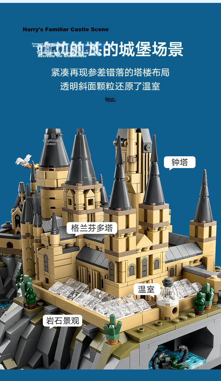 LEGO Harry Potter 76471 Knockturn Alley Magic Shop Kids Toy Birthday Gift Home Decor 6