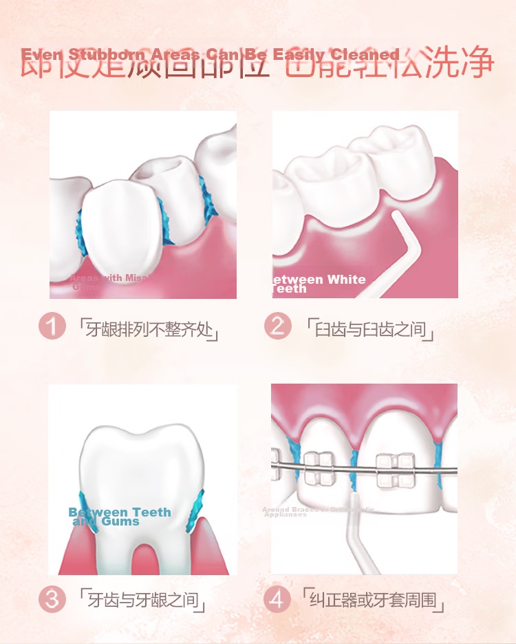 Panasonic Water Flosser Oral Irrigator Dental Cleaner Portable Beginner Gift for Girlfriend Couples JDJ1 11