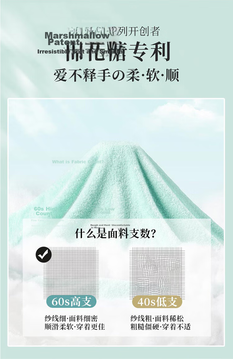 UCHINO New Cotton Candy Bath Towel Pro Gift Box, Class A Pure Cotton Bath Towel, Absorbent High-End Gift Large Bath Towel V 3