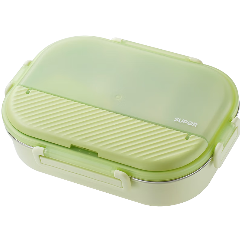 SUPOR Student Lunch Box Children's Bento Box 316L Stainless Steel Large Capacity Work Lunch Container