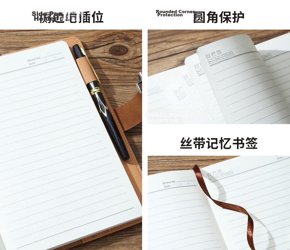 Faramon Vintage Lockable Creative Diary Notebook Simple A5 Thickened Journal Student Stationery Red 9