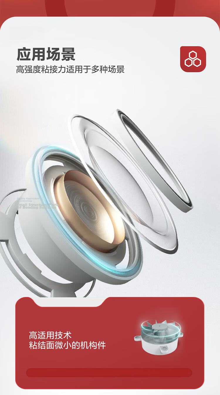3M Double-Sided Strong Adhesive Tape, No Residue, High Temperature Resistant, Office, Study, Home, Wedding Decoration, Spring Festival Couplets, ETC Car Mount Compatible, 110GF, Round, 40MM Diameter,  5