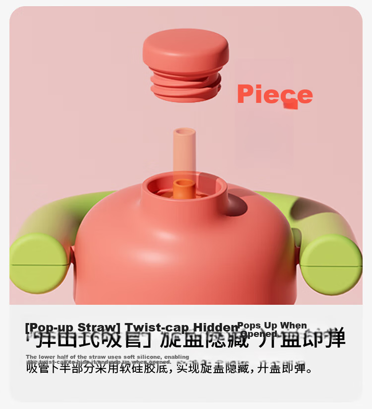 Chakolab New Year Festival Limited Edition Straw Insulated Cup Girlfriend Spring Festival Gift Dual-Drink King Cup Portable Kettle Gift Water Bottle 9
