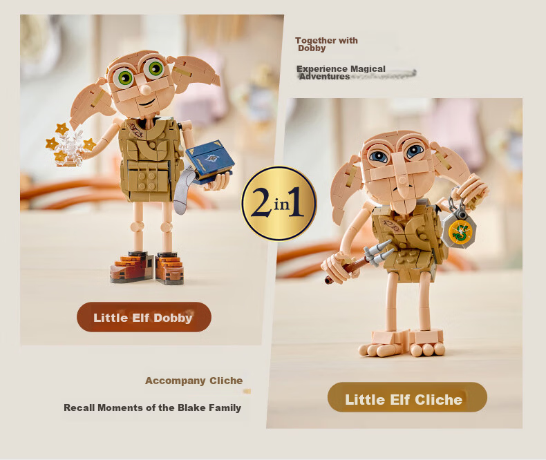 LEGO Harry Potter 76469 Free Elf Dobby Building Blocks Kids Boys Girls Toy Birthday Gift Figurine 7