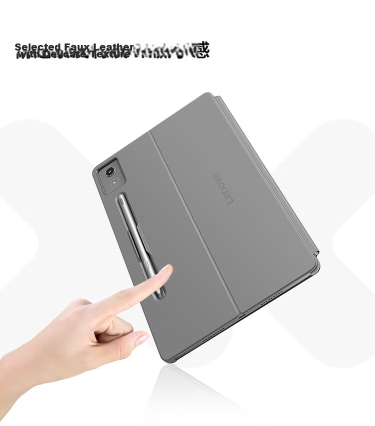 Lenovo Xiaoxin Tablet Pro GT Magnetic Keyboard and Stand Magnetic Pairing Smart Wake and Sleep Detachable Design Multi-Combination Shortcut Keys Breeze Gray 10