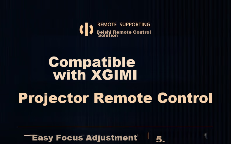 Beishi Universal Remote Control for XGIMI Projectors, Compatible with H1/H2/H3/Z4X/Z6X/Z8X/CC Screenless TV Set-Top Box, One-Touch Focus 1