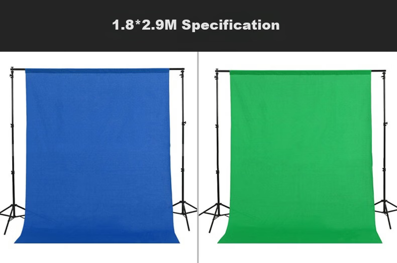 Beiyang 3*4 Meter Black Background Cloth, Polyester Cotton Fabric, Film And Television Chroma Key, Thickened And Reinforced, Washable And Ironable, for Live Streaming, Photography, And Chroma Keying 3
