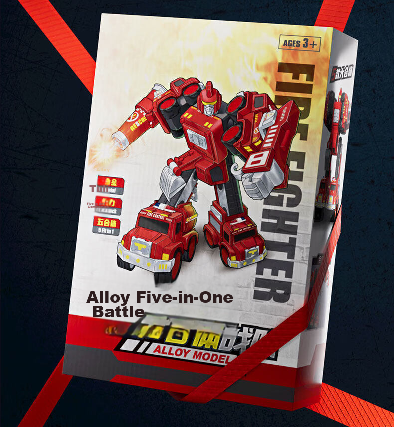 Snaen Children's Toy Dinosaur Transforming Robot Car Alloy Model, 6-Year-Old Boy's New Year Gift 15