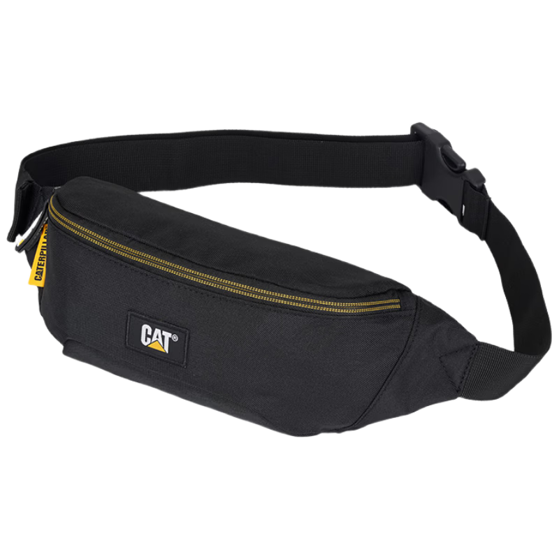 CAT Waist Bag Chest Bag Phone Bag Crossbody Outdoor Lightweight Sports Shoulder Bag Trendy Men's Gift Black 83615