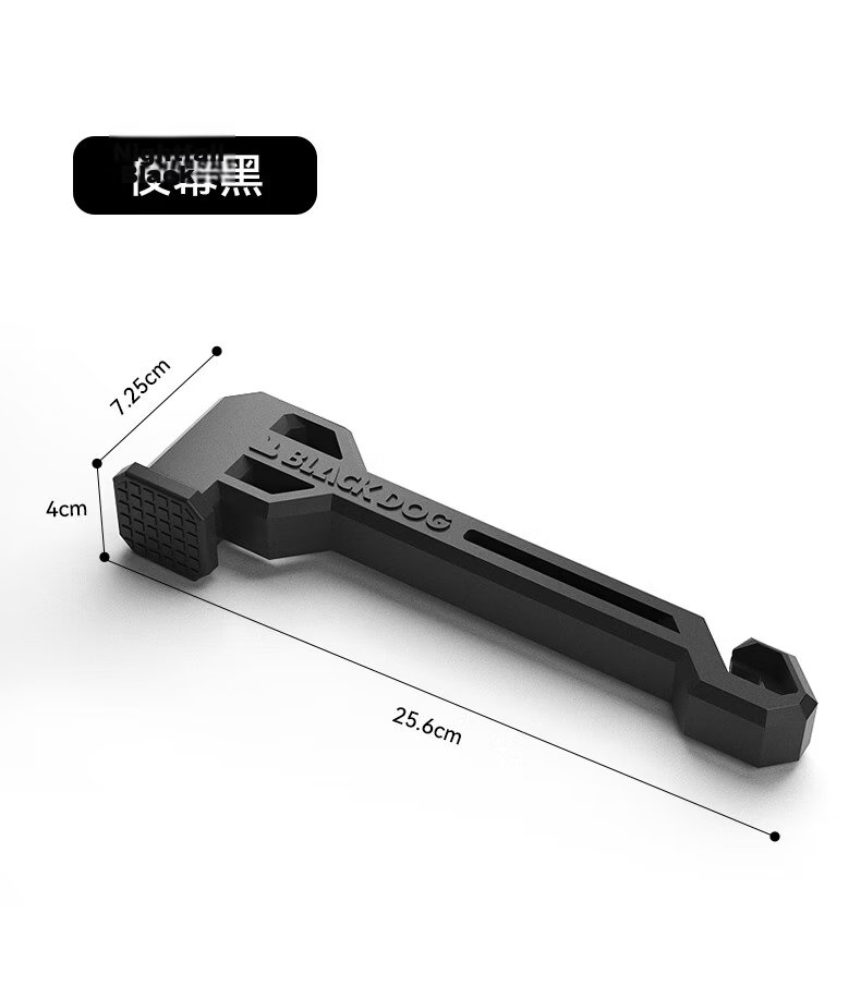 Black Dog Camping Tent Stake Hammer Multifunctional Survival Tool Mallet 7