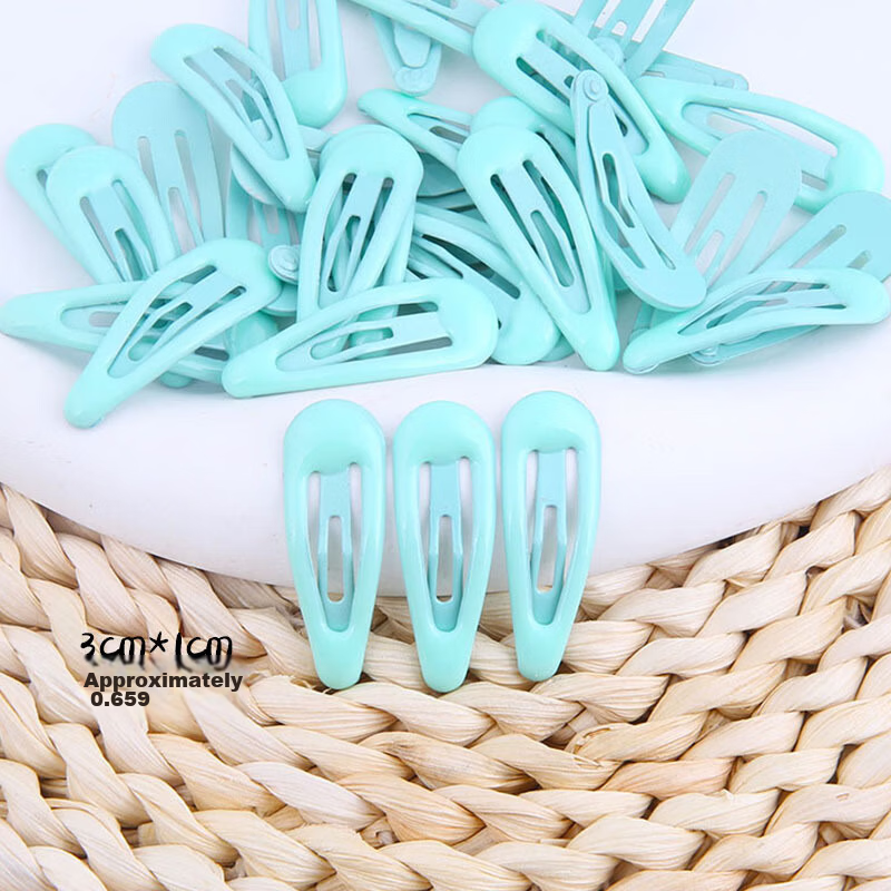 Jiaoxuefei Waterdrop Hair Clips 20pcs Colorful Side Clips for Back Hair Bangs Hairpin Updo Clips Forehead Small Clamps 7