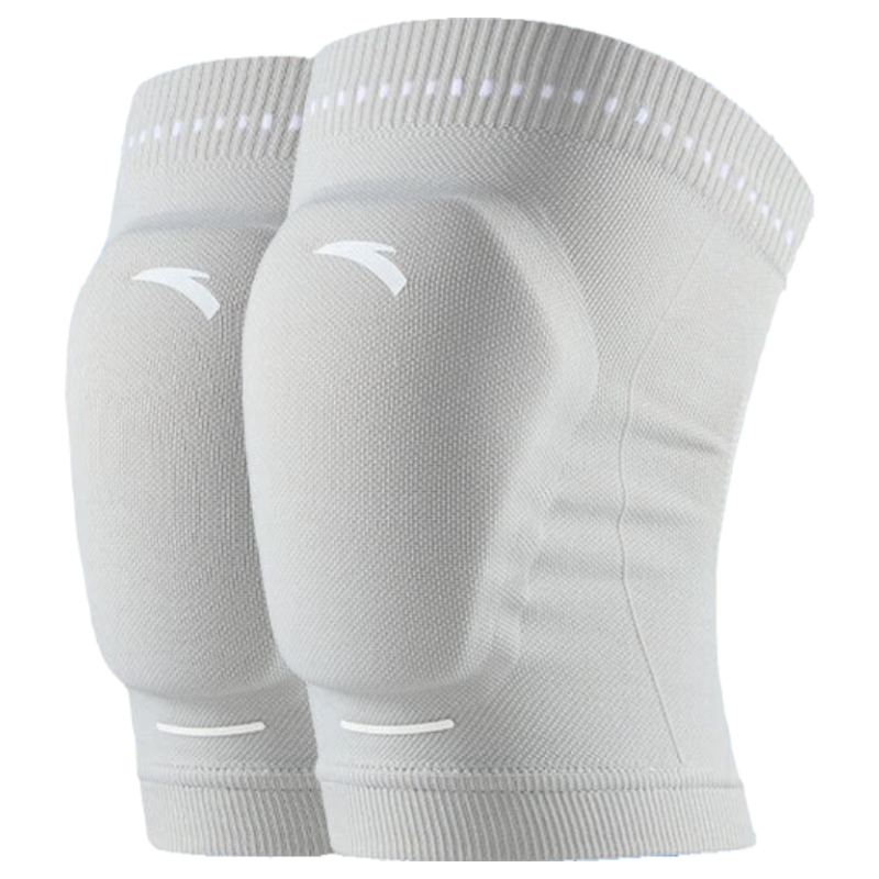 ANTA Children's Sports Knee Pads, Basketball Running Anti-Fall Patella Over-Knee Leg Guards, Boys Soccer Knee Protectors Equipment, Gray XL