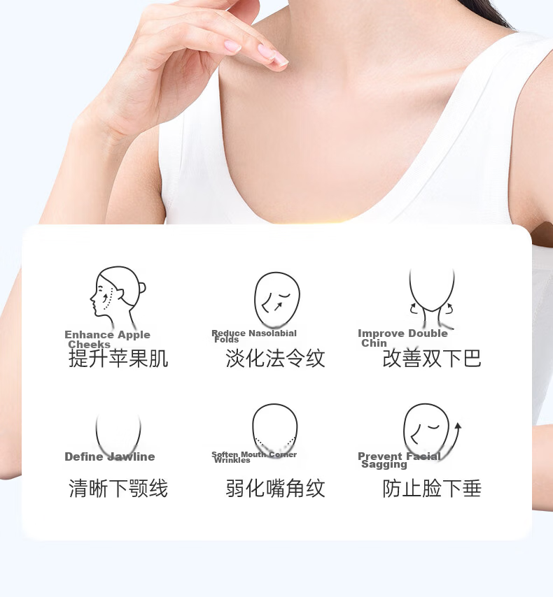 Yishu Beauty Lifting Face Mask Facial Lift Firming V-Line Slimming Band Anti-Wrinkle Gift 9