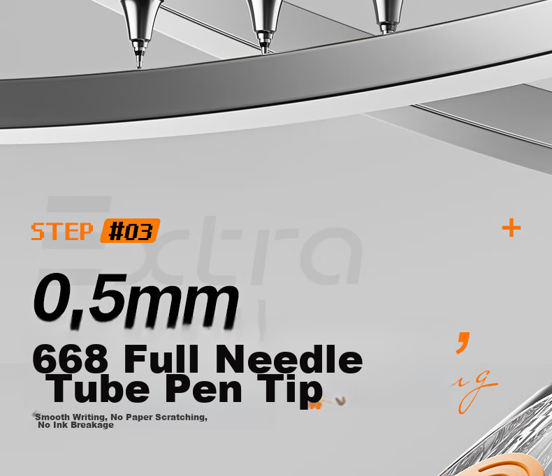 M&G Stationery [Back to School Gift] Little Overlord Retractable 0.5mm Black Gel Pen Student Signature Pen Full Needle Tube Exam Special Water Pen 3pcs AGPK4904A 9