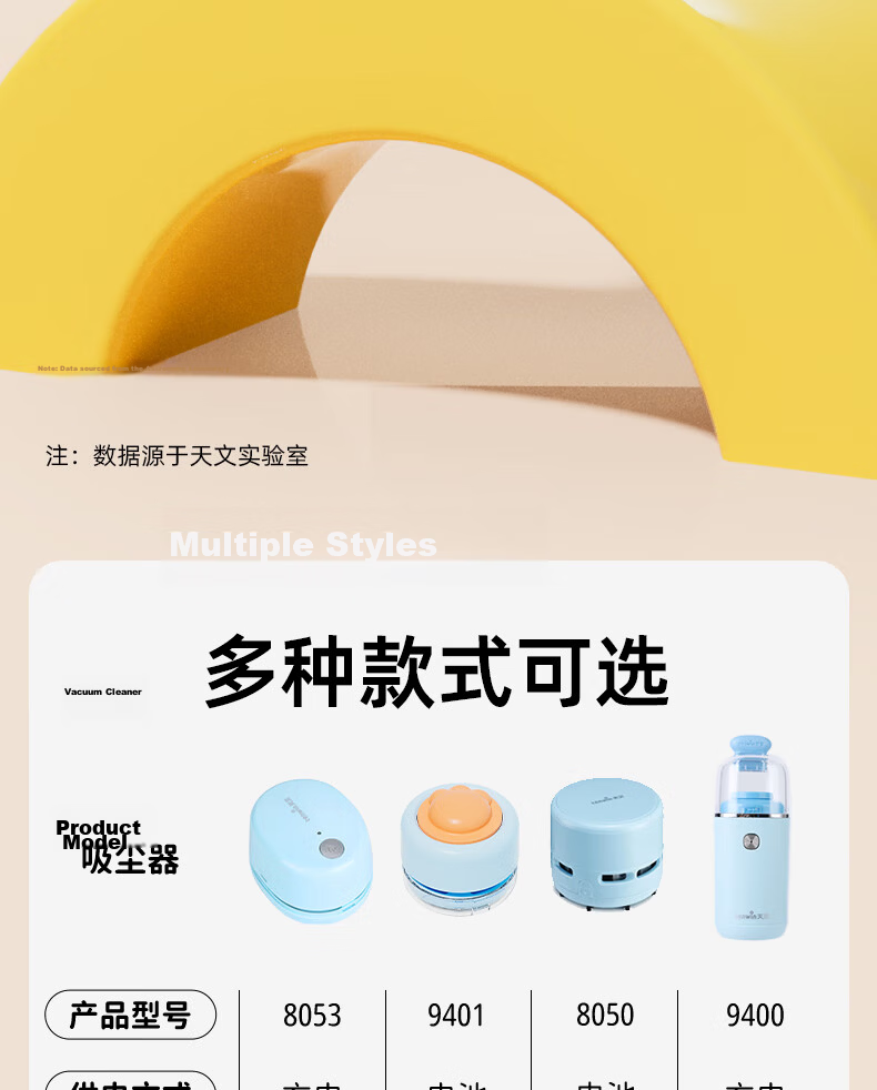 TEN-WIN Student Stationery Smart Rechargeable Strong Suction Desktop Vacuum Cleaner, Mini Keyboard Dust Removal Cleaning Assistant, Eraser Debris Cleaner 8053-2 13