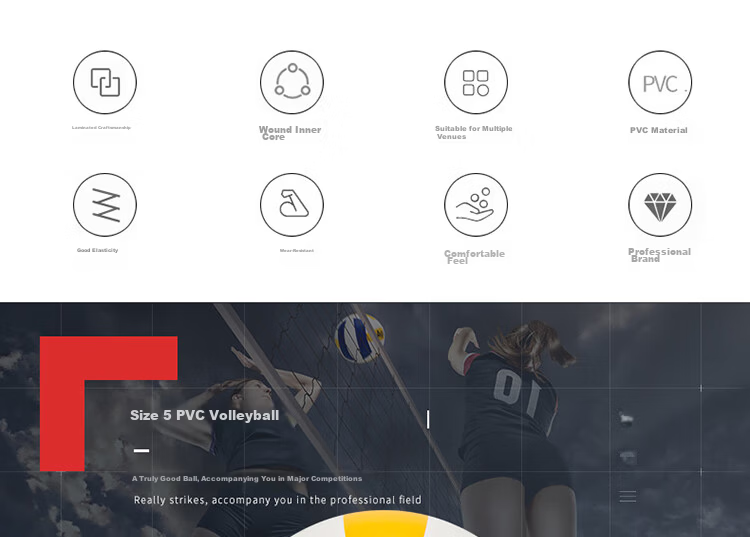 Agnite Deli Student Volleyball Training Ball Youth Size 5 PVC Teaching Exam School Volleyball 2