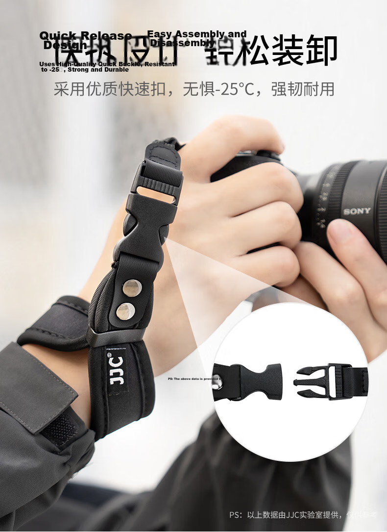 JJC Comfort Series Camera Wrist Strap Hand Strap Wristband for Sony Nikon Z30 Z50 Canon Fuji DSLR Mirrorless (Random New or Old Version) 6