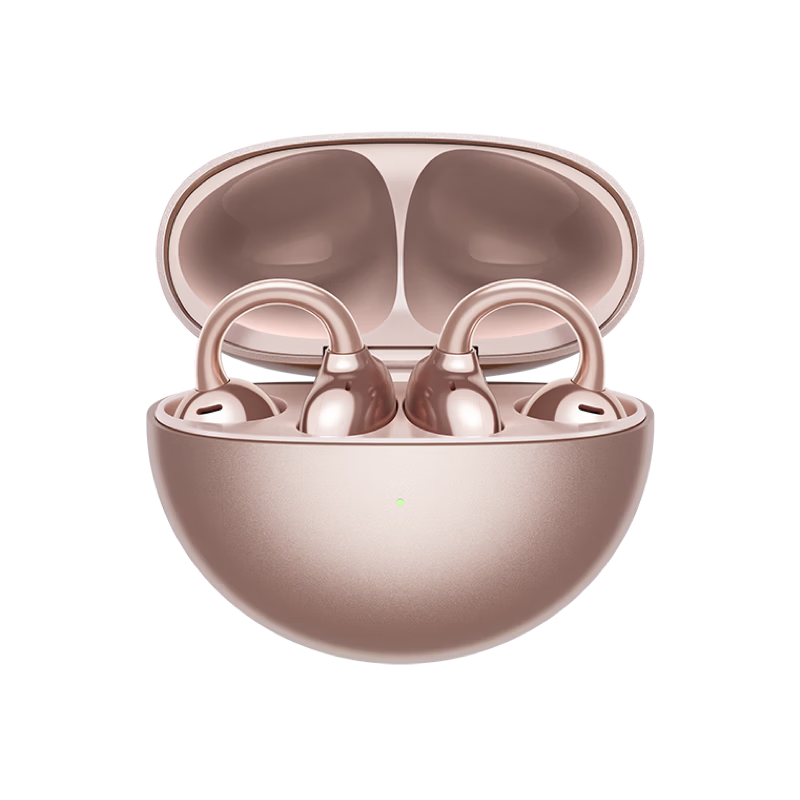 Huawei FreeClip Clip-On Earphones Open-Ear Bluetooth Earphones Comfortable Secure Fit Long Battery Life Rose Gold Valentine's Day Gift