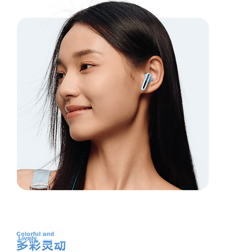 MI Redmi Buds 6 Vitality Edition Bluetooth Earphones 30-Hour Battery Life Compatible with Android and Apple Phones Blue 12