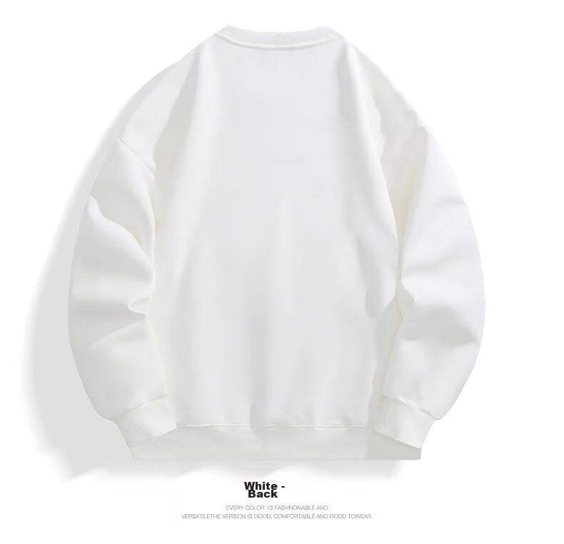 NASA GISS Crewneck Sweatshirt Men Spring Autumn Loose Long Sleeve T-Shirt Unisex Plus Size Base Shirt Black L 17