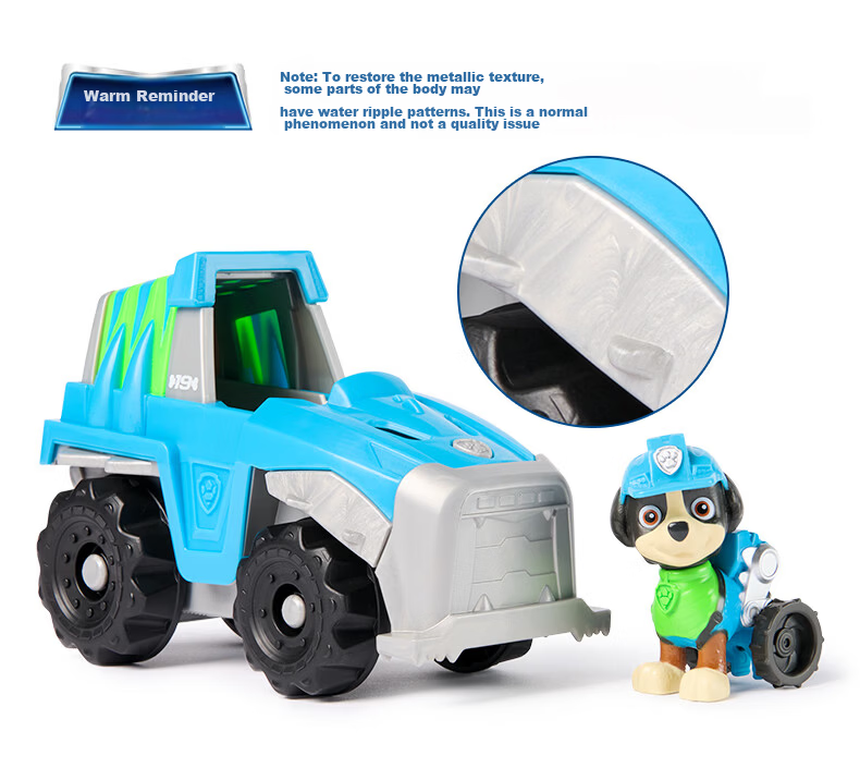PAW PATROL Toy, Zhu Zhu Snow Scooter, Children's Toy Car for Ages 3-6, Dog Patrol Vehicle, Birthday Gift for Boys And Girls 13