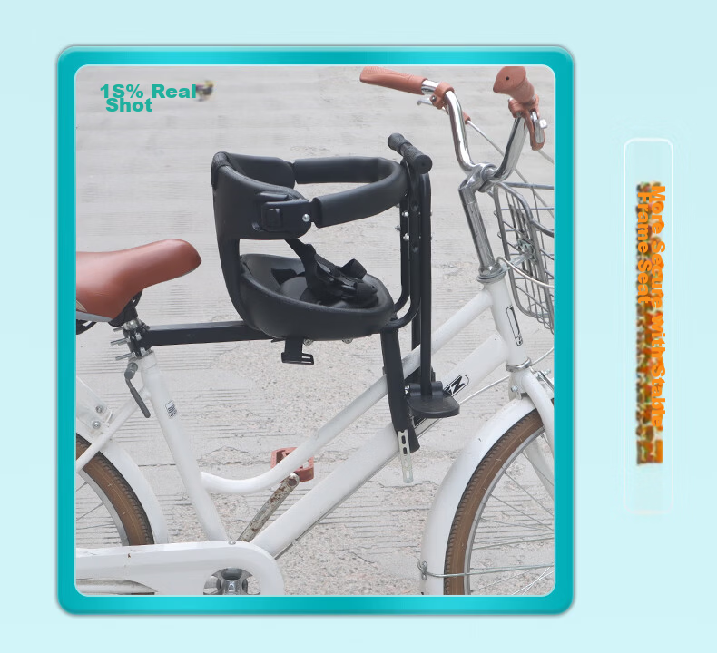 Osagie C11 Front-Mounted Child Safety Seat for Mountain Bikes, Folding Bicycles, And Pets 15