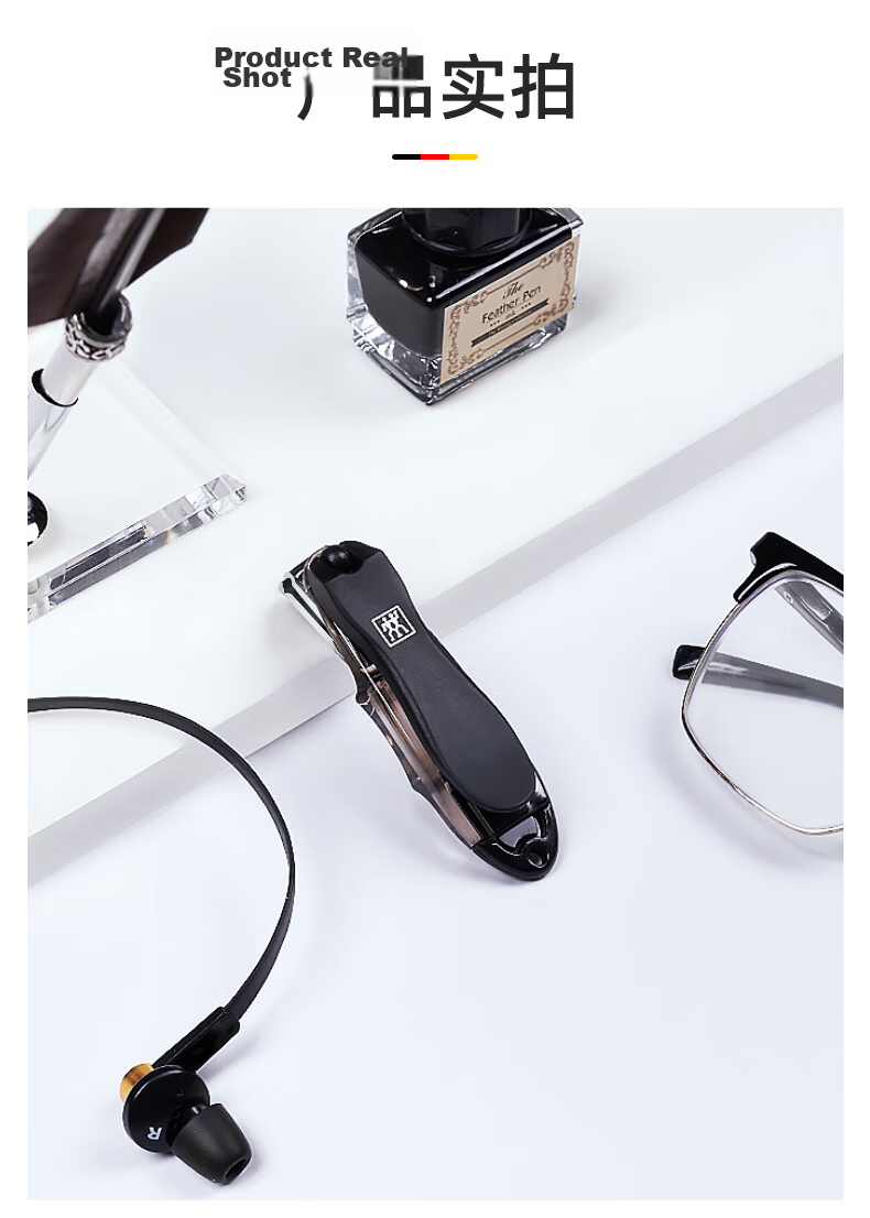 ZWILLING Large Nail Clipper with 360-Degree Rotatable File Head, Household Single Piece 15