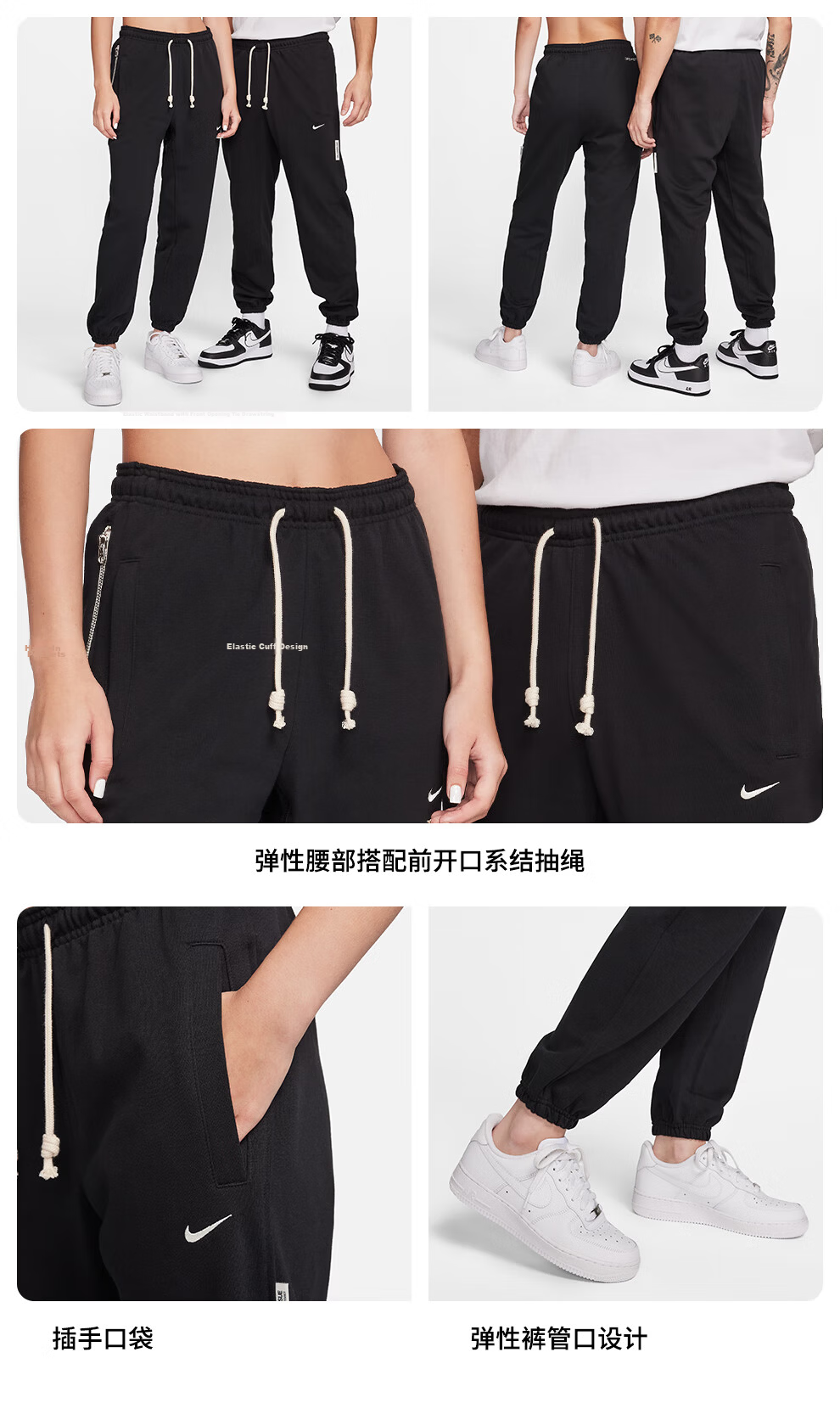 NIKE Men's Sports Pants, Spring And Autumn Knitted Joggers, Comfortable Sweatpants, CK6366-063, Flax Gray, L 7