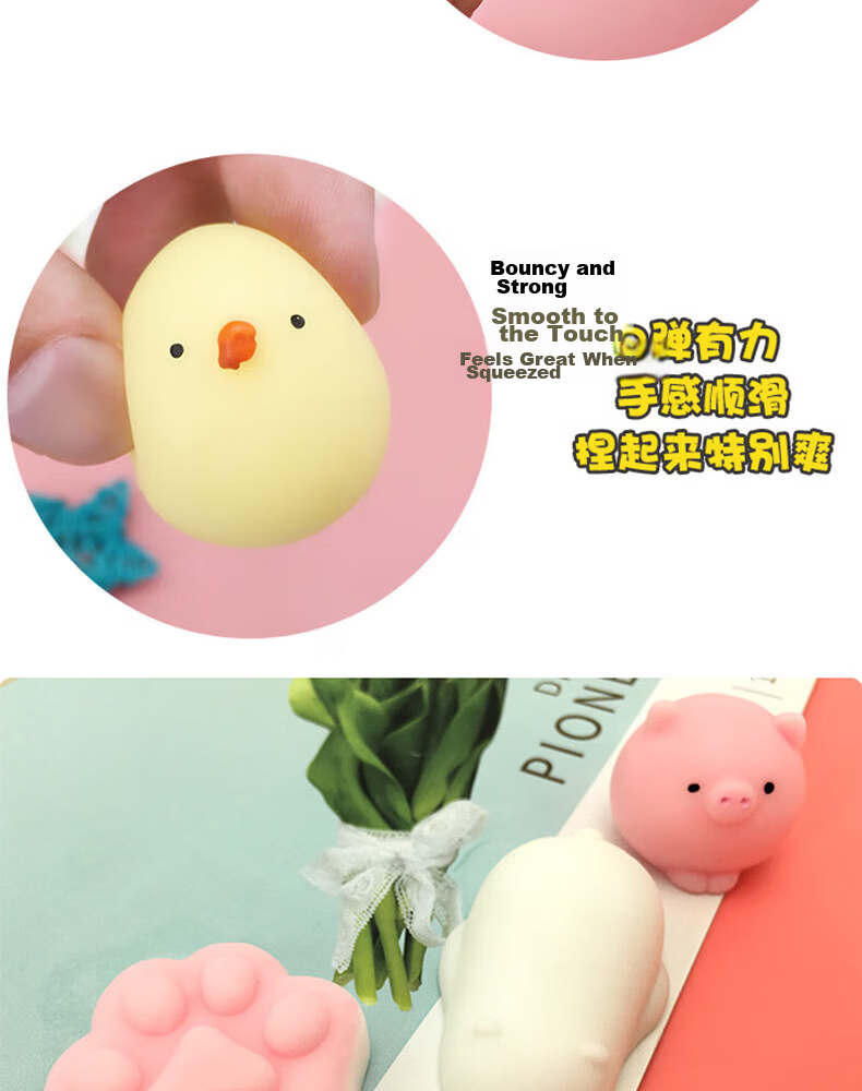 Huashimeng, Eye-Popping Dragon Squeeze Toy, Cute Stress-Relief Stationery Doll Toy Gift for Childre 10