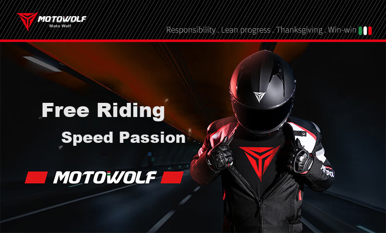 MOTOWOLF Motorcycle Windproof And Anti-Fall Knee And Elbow Pads, Four-Piece Set for Cycling And Electric Bikes, Leg Guards for All Seasons, Complete Gear Set for Men And Wome 22