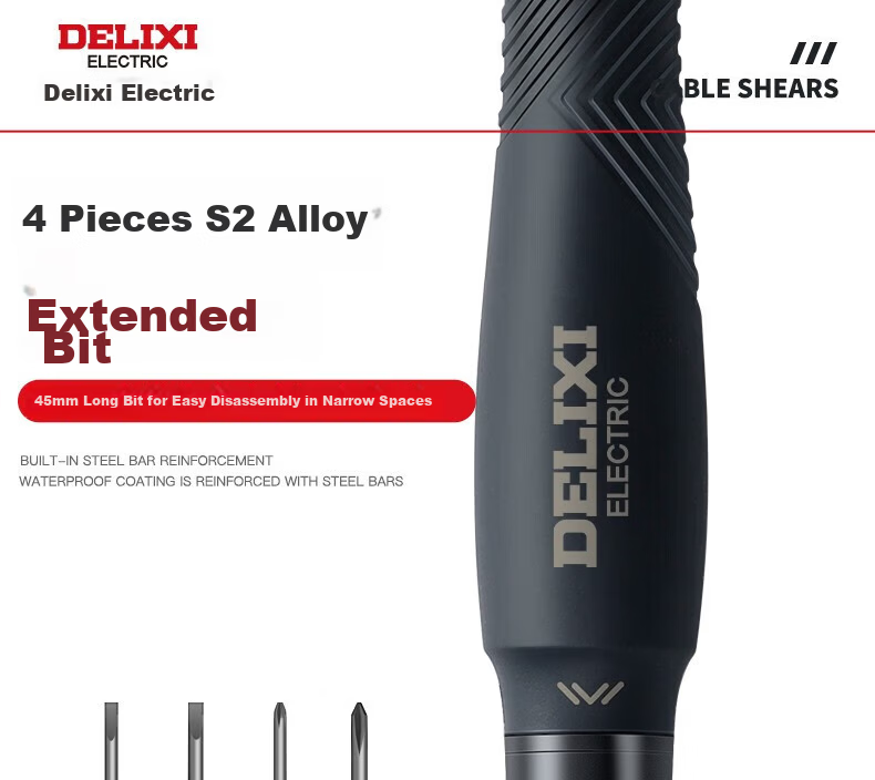 DELIXI ELECTRIC Screwdriver Set, Household Mini Multifunctional Screwdriver Kit, Torx Disassembly Tools, 180-In Manual Screwdriver Set 14
