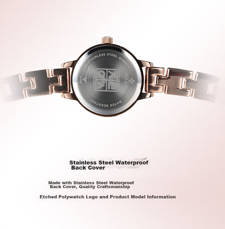 Julius Watch for Women, Korean Version, Fashionable Shiny Rhinestone Slim Bracelet, Quartz Student Ladies' Watch with Blue Dial JA-878D 11