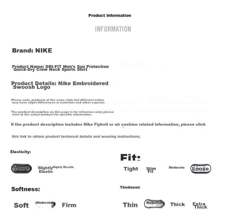 NIKE Men's Sweatshirt, DF UV PRIMARY LS CREW Sportswear, HV8215-121, White, XL 6
