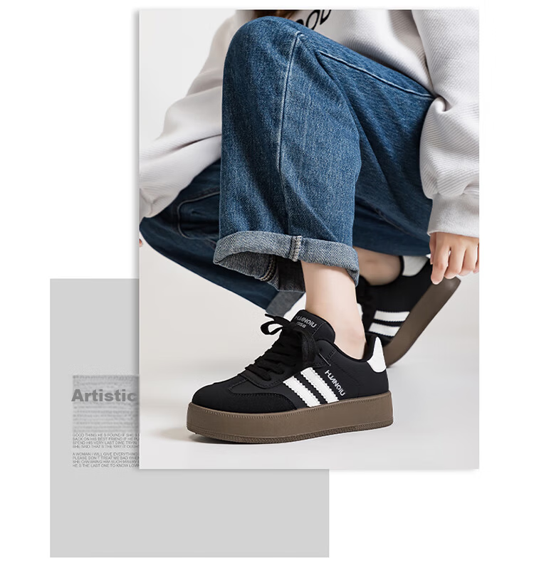 Global Vintage Red Women's Trainer Shoes 2026 Spring New Breathable Casual Lace-up Sneakers 13